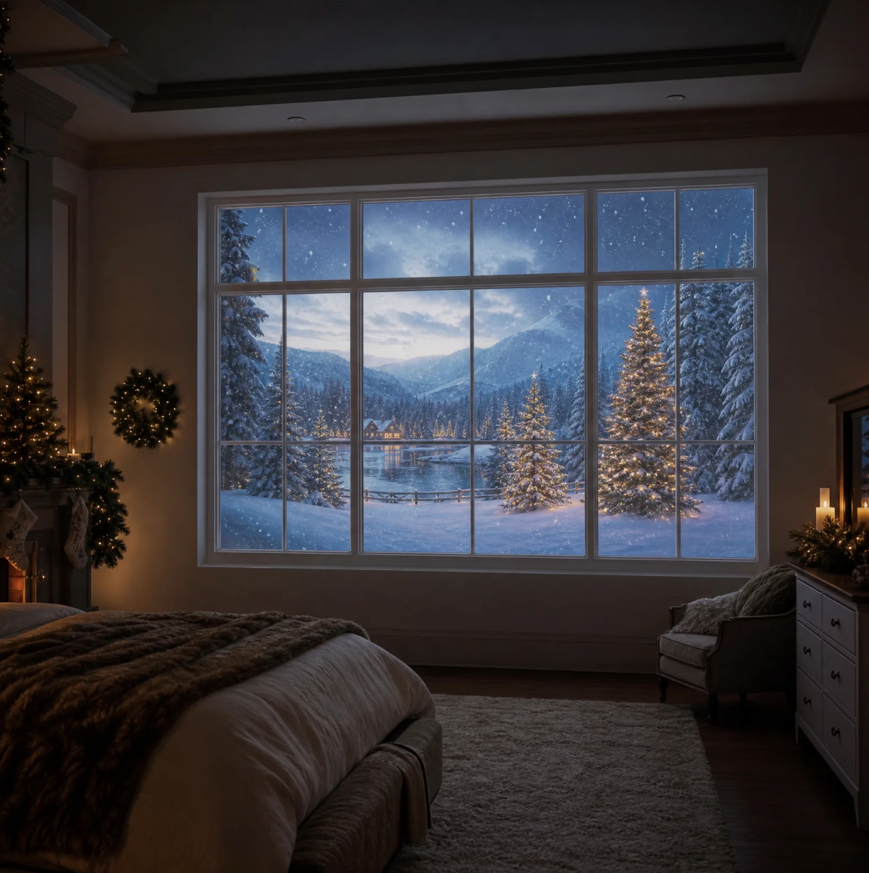FestiveBeam™ Christmas Window