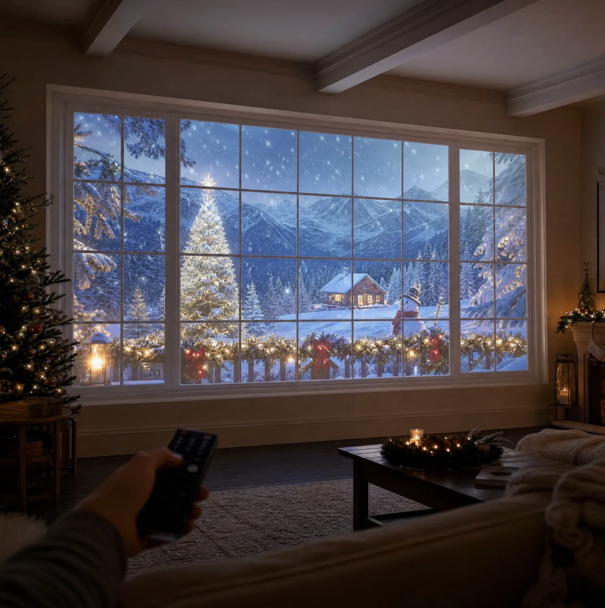 FestiveBeam™ Christmas Window